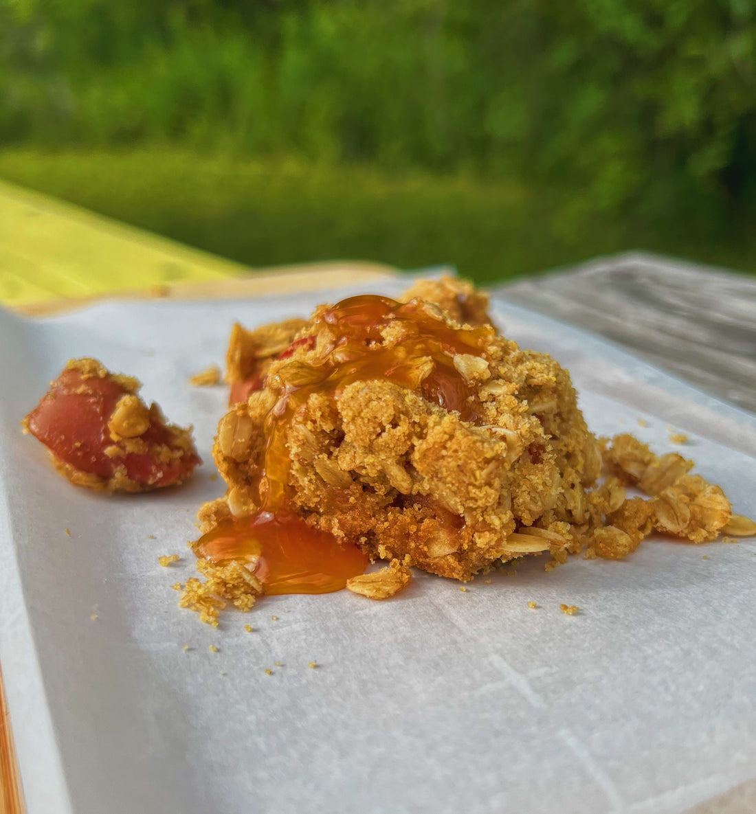 Apple Crumble bars