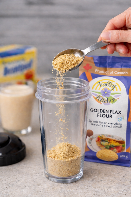 Instant Breakfast + Flax - Day 1 of the Flax Habit