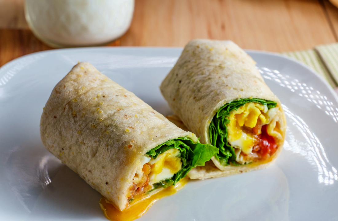 Breakfast Flax Wrap-Using Valley Kitchen Golden Flax Flour