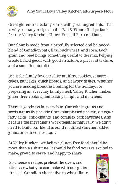 NEW! Fall/Winter Gluten Free Cookbook