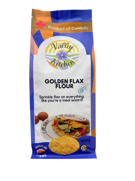 Golden Flax Flour, Certified Gluten Free.