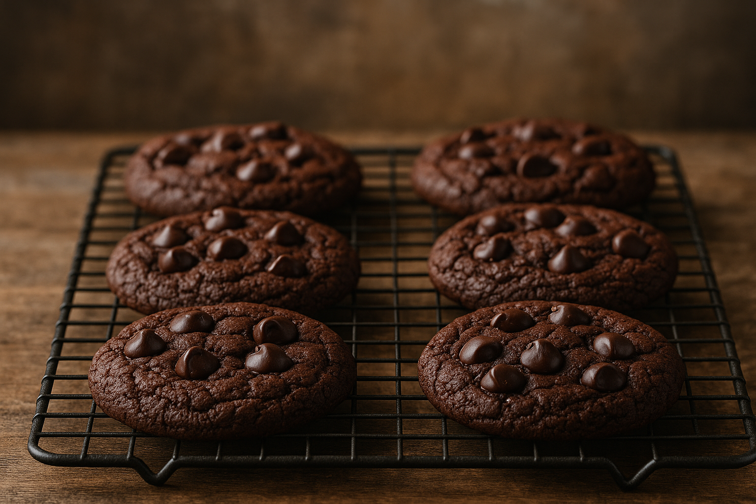 double chocolate chip cookies