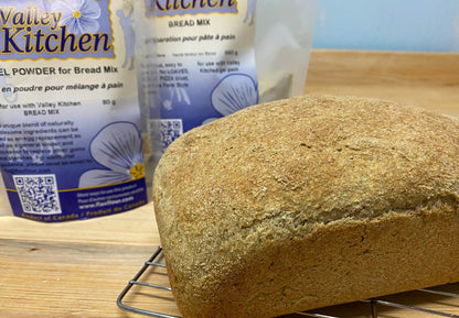 Gluten free bread mix is easy to use. All you need to add is water and love. 