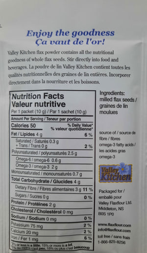 Flax Powder 10g Individual Portion