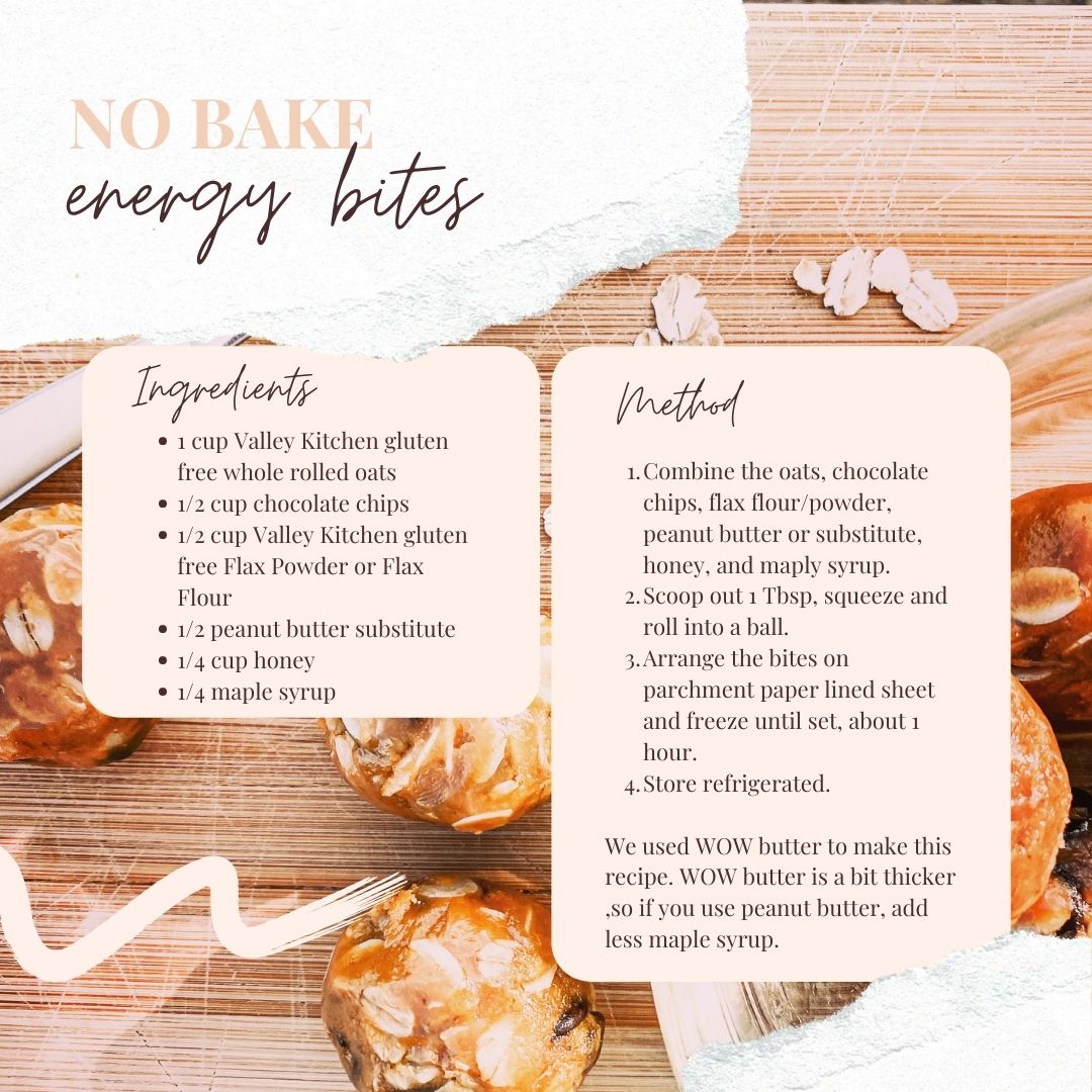 healthy energy bites recipe with flax